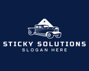 Pickup Truck Mechanic Logo