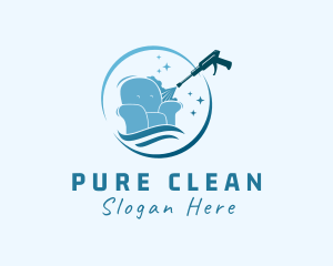 Sofa Pressure Cleaning logo design