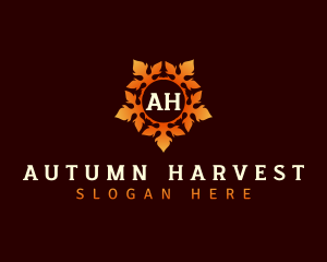 Nature Leaf Autumn logo design