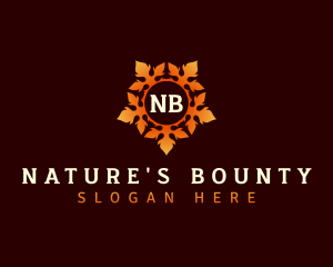 Nature Leaf Autumn logo design