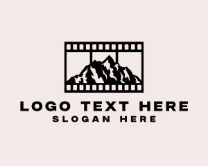 Photo - Mountain Film Photography logo design