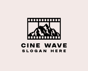 Film - Mountain Film Photography logo design