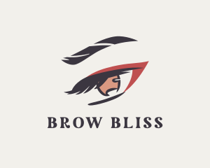 Feminine Eye Makeup logo design