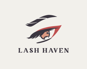 Feminine Eye Makeup logo design