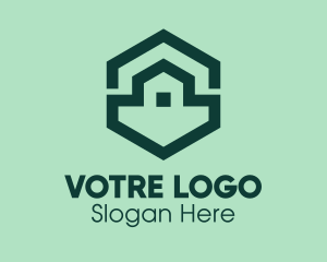 Green Home Construction  Logo