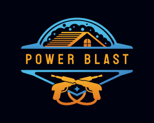 Power Wash Clean Sanitation logo design