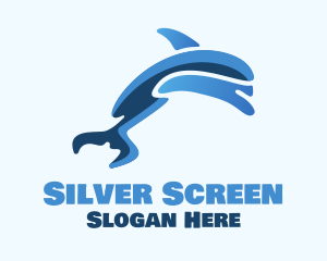 Blue Dolphin Swim Logo