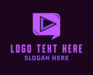 Bright - Play Button Arrow logo design