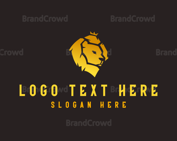 Lion King Crown Logo