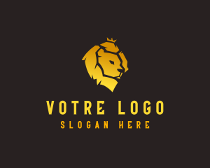 Lion King Crown logo design