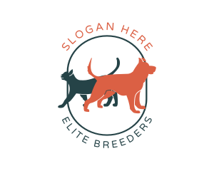 Dog Cat Veterinary logo design