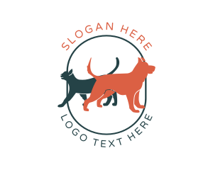 Shelter - Dog Cat Veterinary logo design