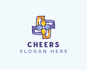 Team - People Community Support logo design