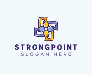 Volunteer - People Community Support logo design
