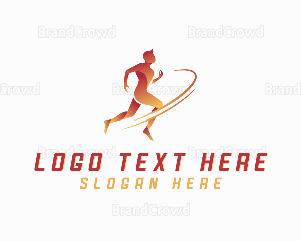 Running Sports Endurance Training Logo