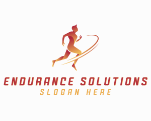 Running Sports Endurance Training logo design