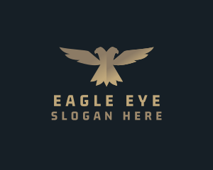 Gradient Deluxe Eagle logo design