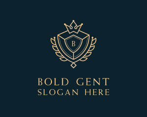 Shield Royalty Letter logo design