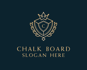 Shield Royalty Letter logo design