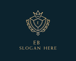 Stationery - Shield Royalty Letter logo design