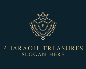 Shield Royalty Letter logo design