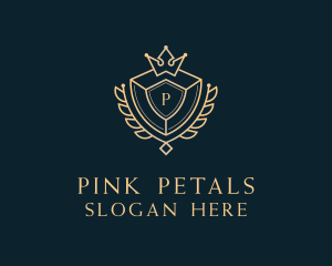 Shield Royalty Letter logo design