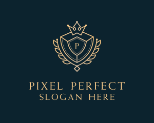 Shield Royalty Letter logo design