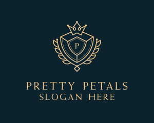 Shield Royalty Letter logo design