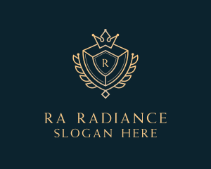 Shield Royalty Letter logo design