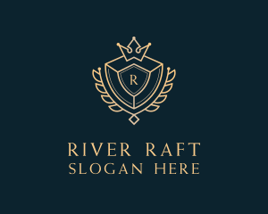 Shield Royalty Letter logo design