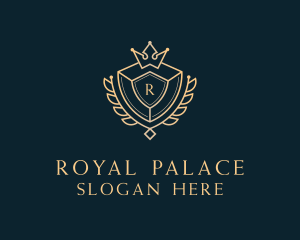 Shield Royalty Letter logo design