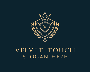 Shield Royalty Letter logo design