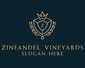 Shield Royalty Letter logo design