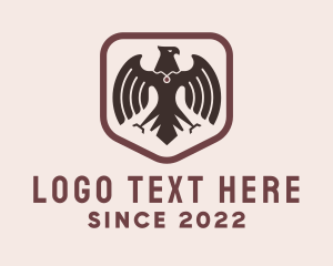Military - Security Eagle Shield logo design