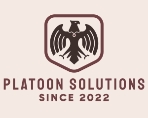 Platoon - Security Eagle Shield logo design