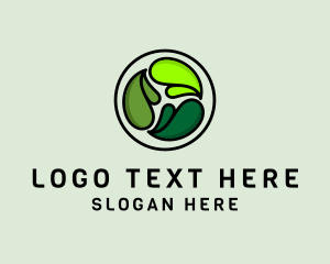 Eco Garden Leaf Logo