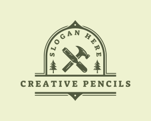 Chisel Hammer Artisan logo design