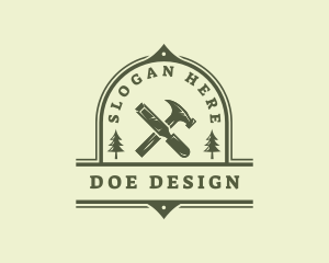 Chisel Hammer Artisan logo design