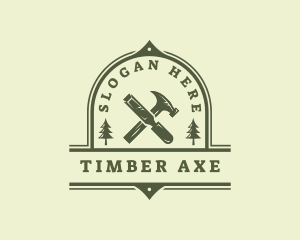 Chisel Hammer Artisan logo design