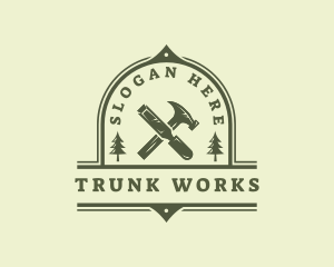 Trunk - Chisel Hammer Artisan logo design