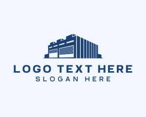 Container - Logistics Storage Facility logo design