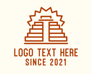 Civilization - Ancient Mayan Pyramid logo design