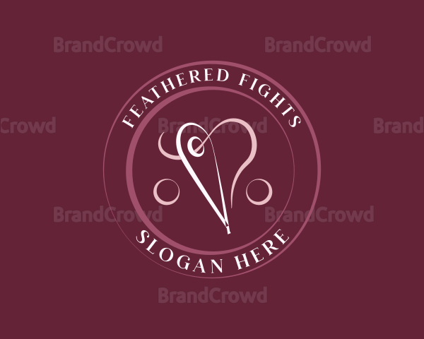 Needle Heart Tailoring Logo