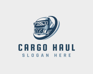 Logistics Forwarding Truck logo design