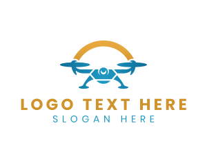 Digicam - Media Camera Drone logo design