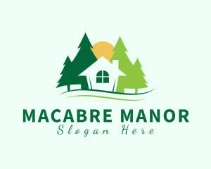 Pine Tree House logo design