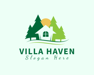 Villa - Home Villa Residence logo design