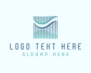 Startup - Gradient Cyber Waves logo design