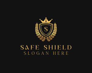 Royal Crown Shield logo design