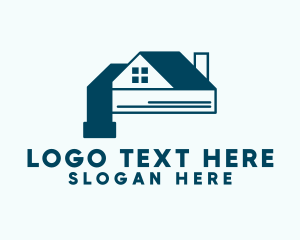 Geometric - Geometric Handyman Hammer logo design